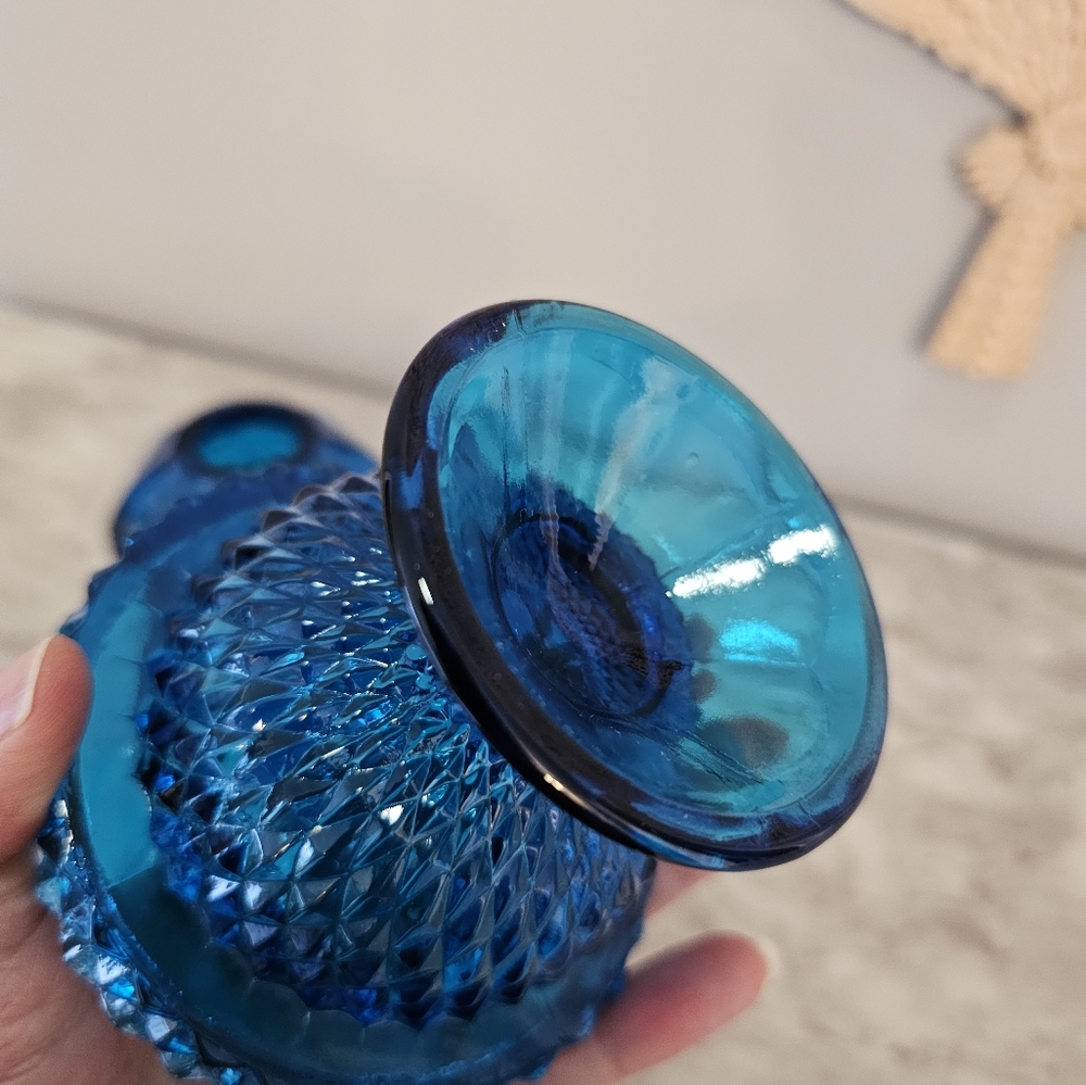 Viking Glass Blunique Fairy Lamp Fairy Light Candle Holder - Picture 3 of 5